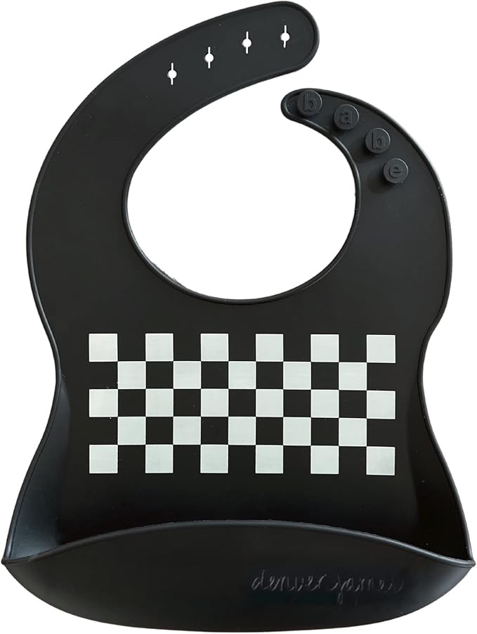 Denver James Silicone Feeding Bibs | Dishwasher Safe. Waterproof. Adjustable. - Image 4