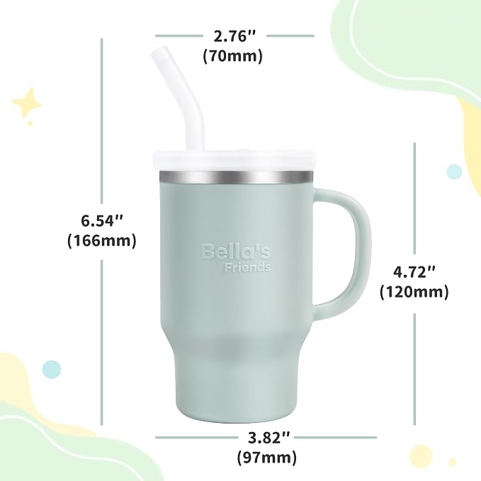 Bella's Friends Handy Mini Tumbler – Adorable 9 oz Sippy Cup - Image 3
