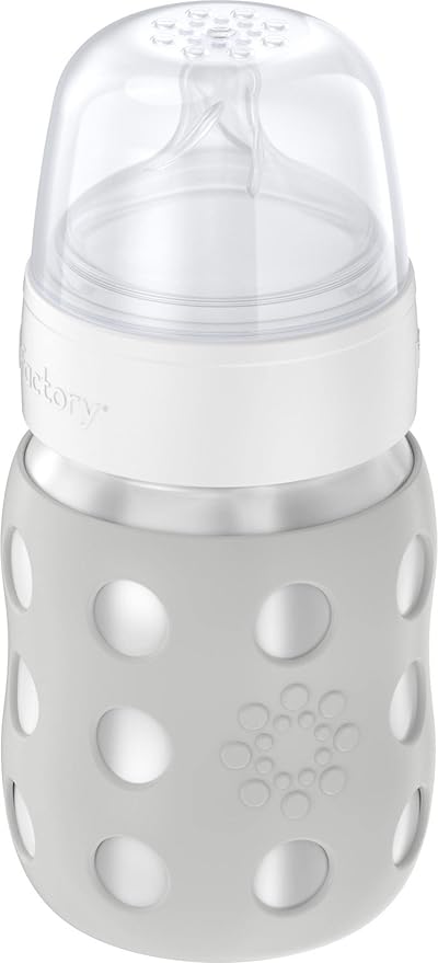 Lifefactory 8-Ounce Stainless-Steel Vacuum-Insulated Wide-Neck Baby Bottle - Image 2