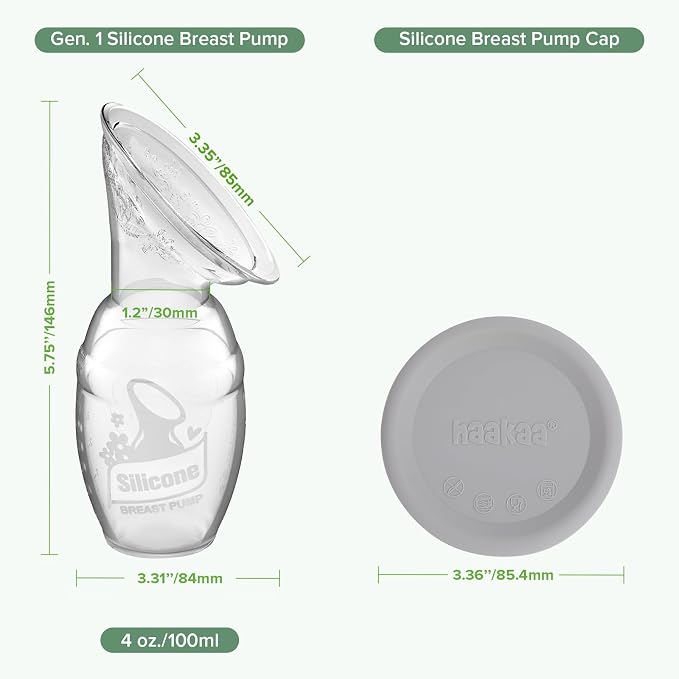 haakaa Manual Breast Pump Breastfeeding Pump - Image 8