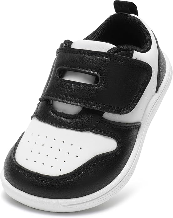 Toddler Wide Toe Box Barefoot Shoes Boys Girls Sneakers Zero Drop Kid Tennis by STQKIDS