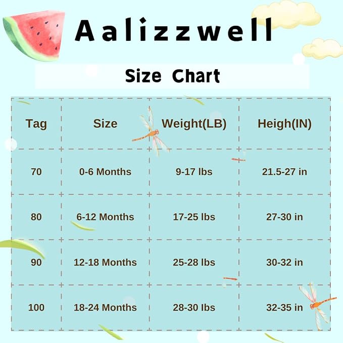 Aalizzwell Baby Girl 2-Piece Bikini Swimsuit - Image 6