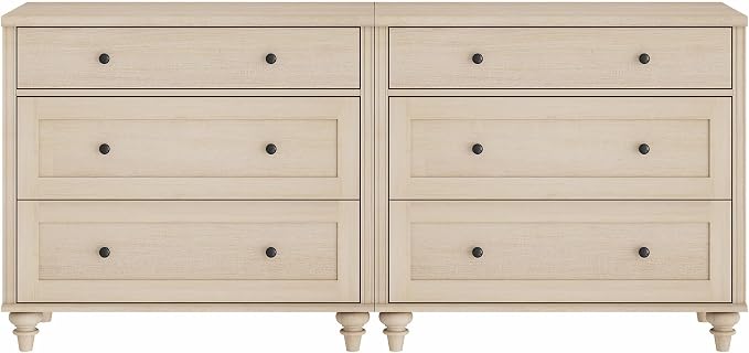 WAMPAT Kids Dresser with 6 Drawers, Baby Dressers with Wide Chest of Drawers - Image 7
