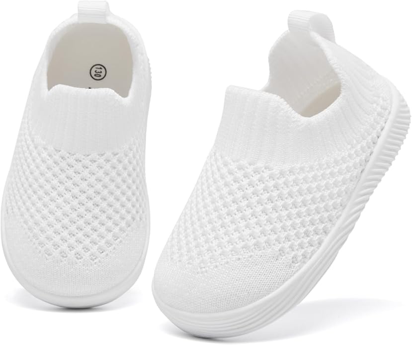MORENDL Baby Toddler Walking Socks Non-Slip Breathable Unisex Casual Sneakers - Image 2