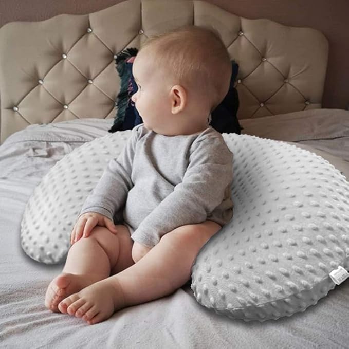 iEvolve Minky Nursing Pillow Cover Breast Feeding Pillow Cover Slipcover U Shape - Image 6