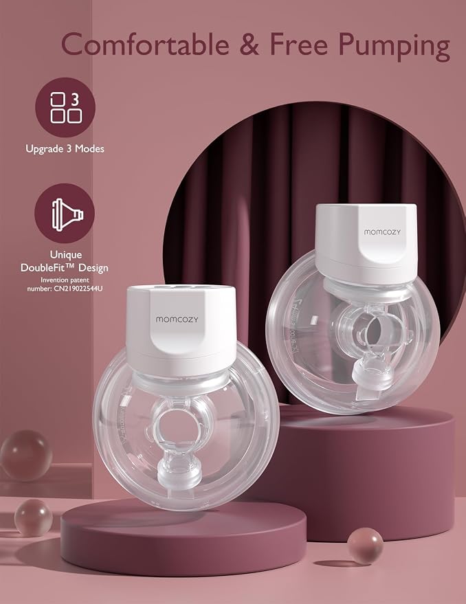 Momcozy Hands-Free Breast Pump S12 Pro, Wearable & Portable Pump - Image 2