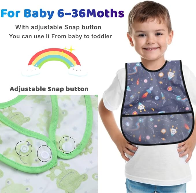 Baby bibs Waterproof Toddler bib - Image 4
