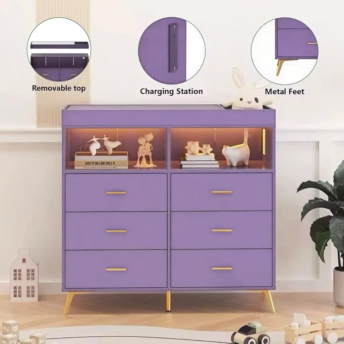 GarveeHome Dresser for Bedroom - Image 6