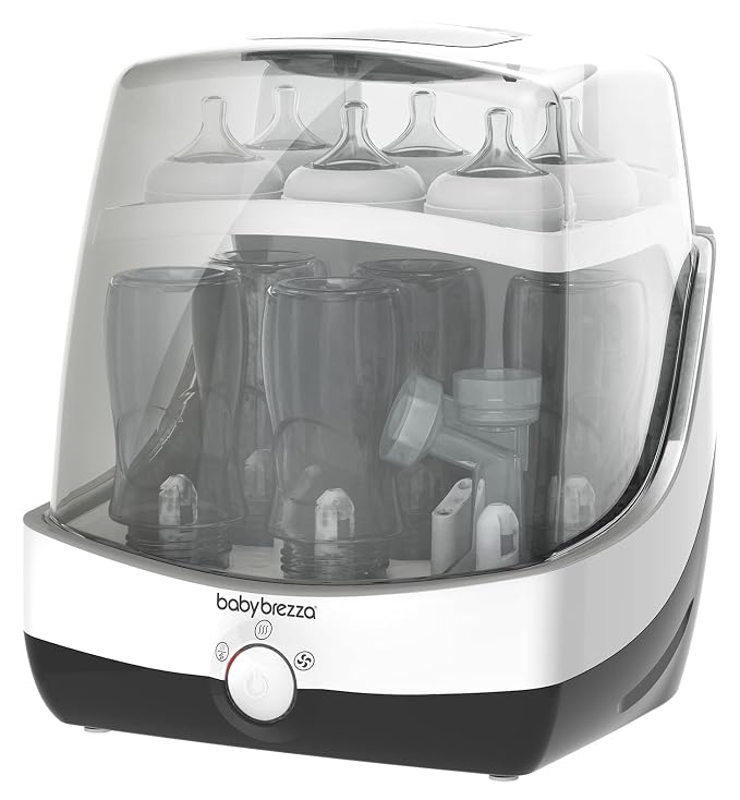 Baby Brezza Superfast 10 Minute Baby Bottle Sterilizer + Dryer by BabyBrezza