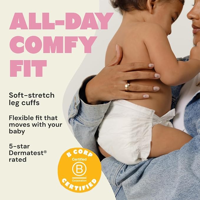 DYPER - Baby Diapers Size 0 - Plant Based Disposable Diapers - Image 4