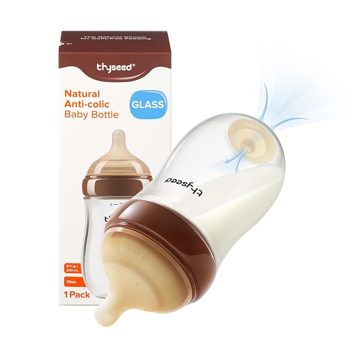 Natural Anti-Colic Baby Bottles That Mimic Breastfeeding Newborn Breast Like by thyseed