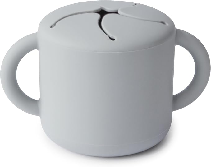 mushie Silicone Snack Cup | Spill Proof Food Container by mushie
