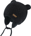 XIAOHAWANG Baby Hat Cute Bear Toddler Earflap Beanie Warm by XIAOHAWANG