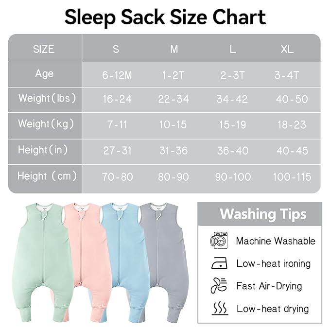 Rayon Made From Bamboo Sleep Sack 12-24 Months 0.5 Tog Ultra Soft Summer - Image 7
