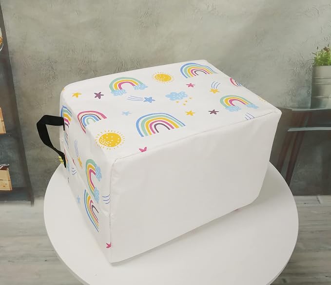 Rectangle Foldable Gift Laundry Basket, Storage - Image 7