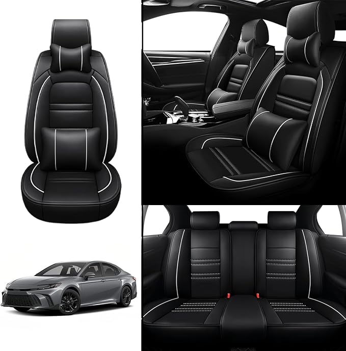 Car Seat Covers for Toyota Camry 2002-2025 | 5-Seats Seat Covers, Waterproof - Image 2