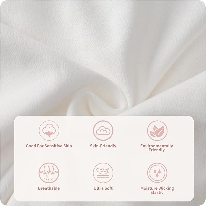 100% Organic Cotton Soft 0-6 Months Unisex Footless Newborn Baby Sleepers - Image 5