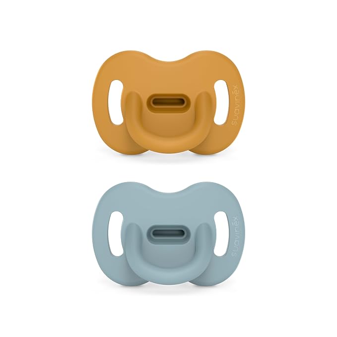 Color Essence SX PRO Silicone Baby Pacifier 2Pk, Made by Suavinex