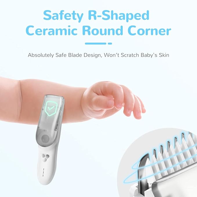 FERRISA Cordless Baby Hair Clippers, Vacuum Hair Clipper - Image 4