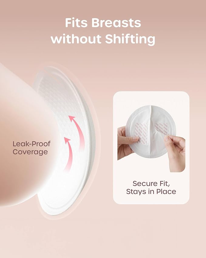 Nuliie Super Absorbent & Featherlight Disposable Nursing Pads 150 Count - Image 6