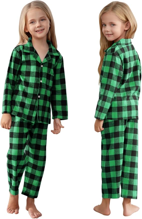 Schbbbta Family Matching Pajamas Holiday Sleepwear Long Sleeve Pjs Sets - Image 7