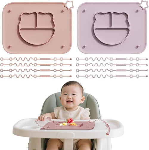 2 Pack Silicone Baby Placemats by Unknown
