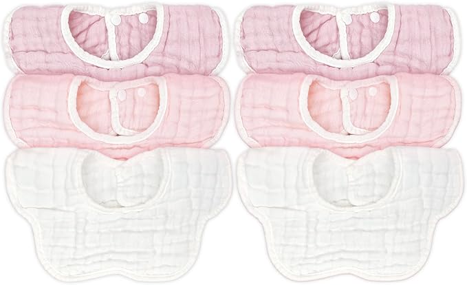 Baby Bibs Muslin Drool Teething Drooling Bibs by Mccotwe