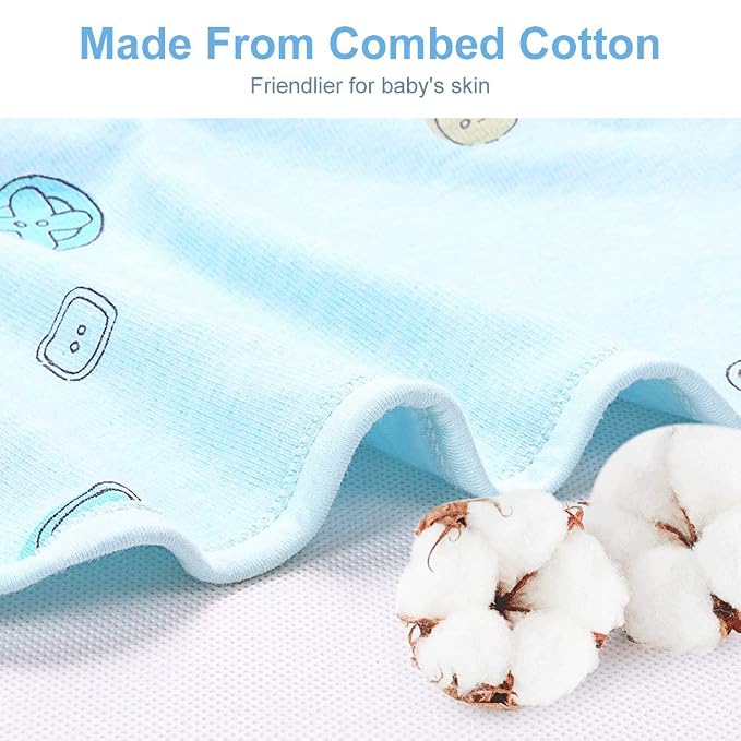 Premium Soft Cotton Baby Swaddle Blankets, Unisex Baby Blanket Wrap - Image 5