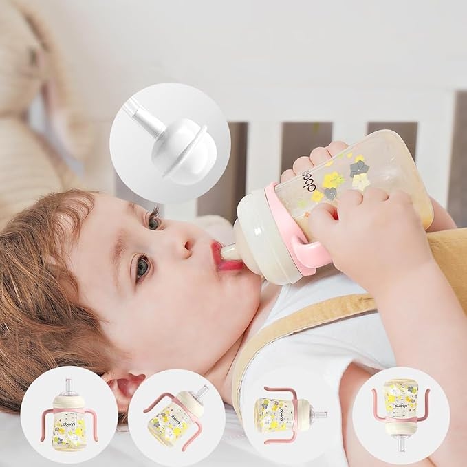 Baby Sippy Cup 240ml/8oz, Toddler Water Drinking Bottle - Image 4