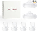 6 Pack Replacement Parts for Momcozy M5 Breast Pump, Replace to Mom Cozy M5 by GOTOCUT