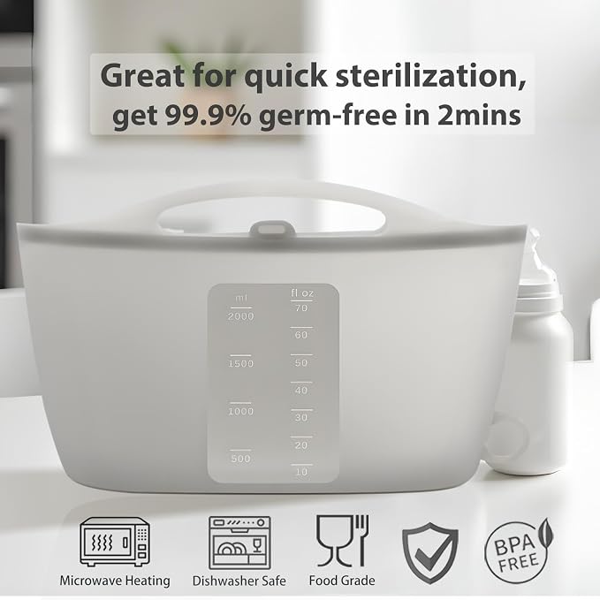 Silicone Microwave Steam Sterilizer Bag - Image 3