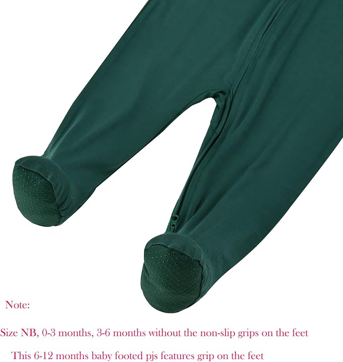 Aablexema Baby Zipper Pajamas Bamboo Rayon - Image 7