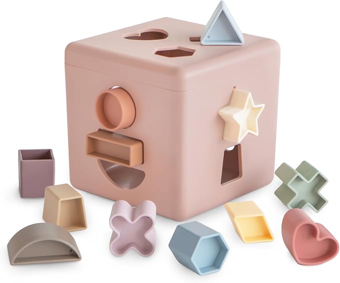 mushie Shape Sorting Box | Educational Learning Toy by mushie