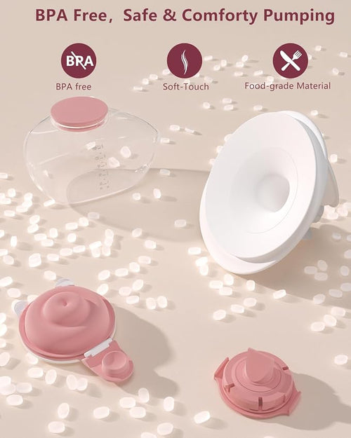 2 Pack 24mm Full Breast Pump Kits Compatible - Image 2