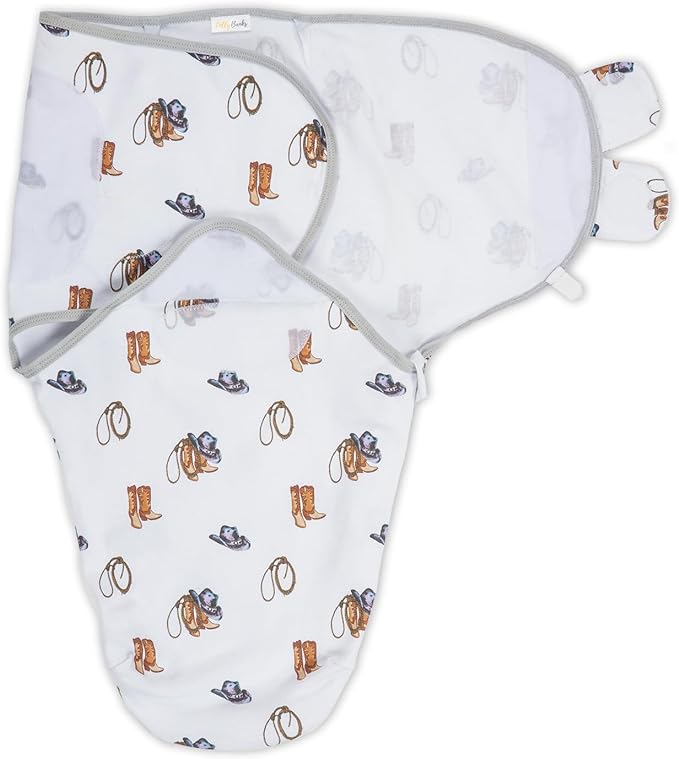 LollyBanks 100% Organic Cotton Baby Boy Essentials Swaddles 0-3 Months by LollyBanks