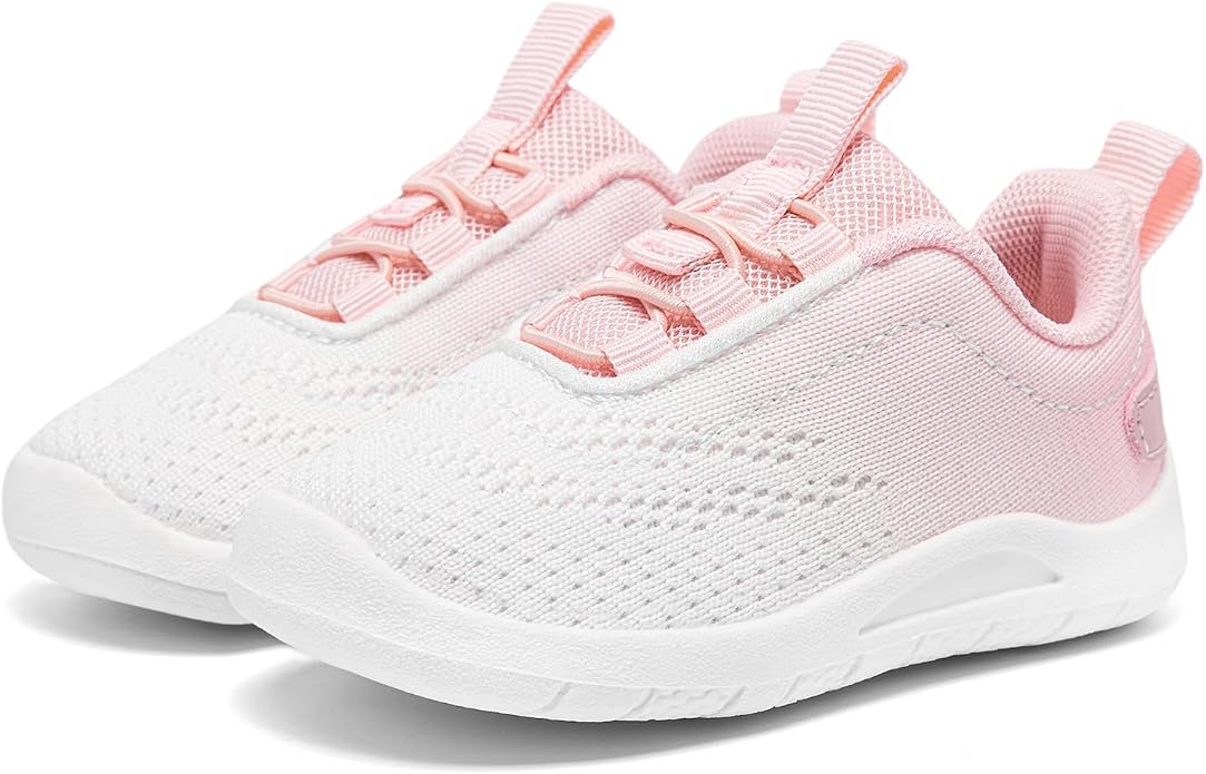 MORENDL Toddler Slip On Sneakers Baby Walking Shoes Non-Slip Breathable Unisex by MORENDL