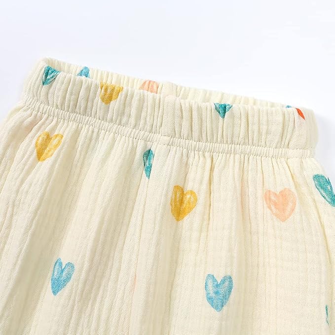 MYGBCPJS Baby Boys Girls Cotton Linen Trousers Kids Casual Ankle Pants Loose - Image 4