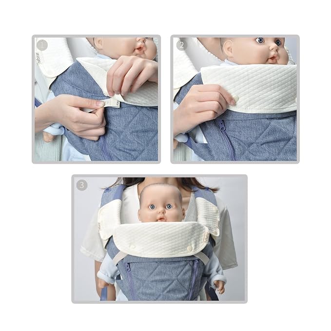 Bebamour Drool and Teething Reversible Cotton Pad - Image 5