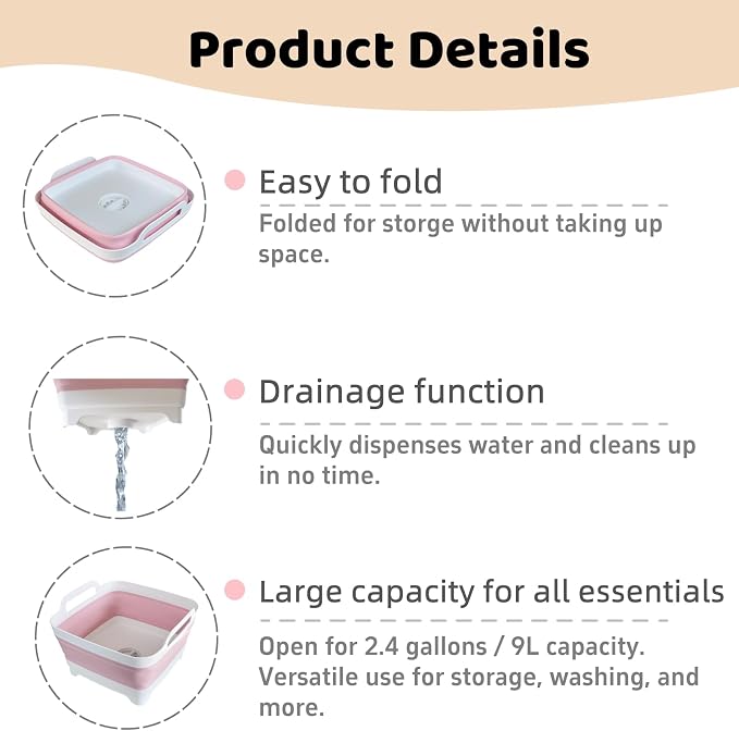 Collapsible Wash Basin for Baby Bottles - Image 5