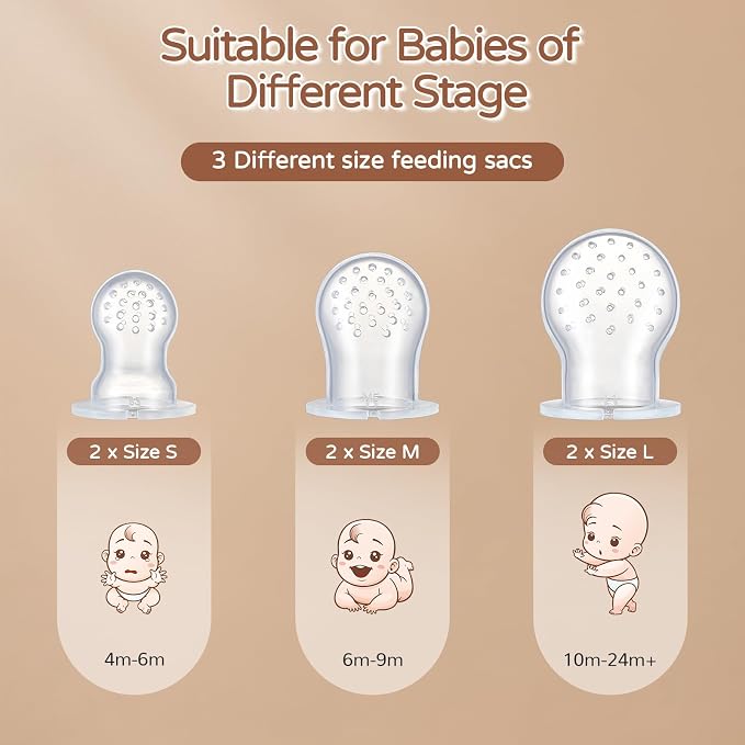 2 Pack Silicone Baby Fruit Feeder - Image 3