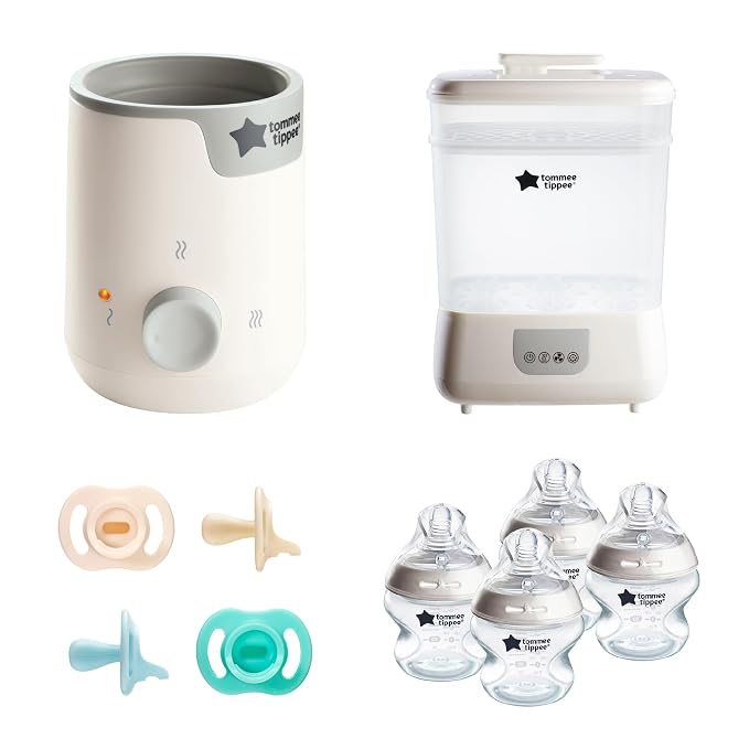 Tommee Tippee Ultimate Feeding Kit, Steridryer Electric Steam Sterilizer and by TommeeTippee