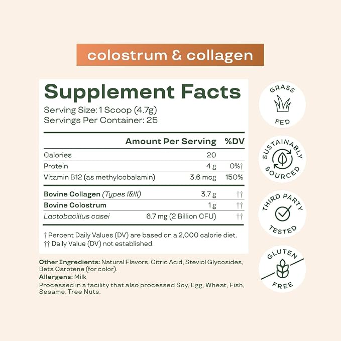 Bloom Nutrition Bovine Colostrum Powder - Image 4