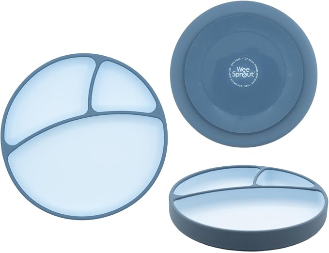 WeeSprout Silicone Suction Plate by WeeSprout