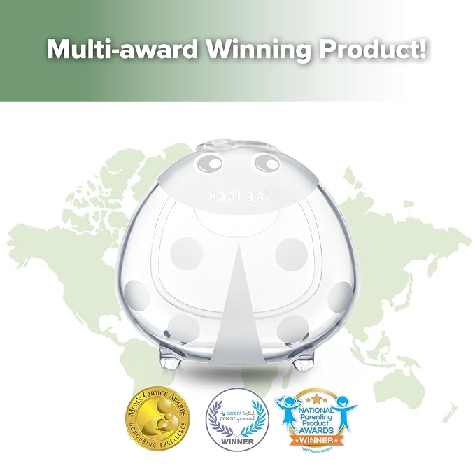 haakaa Ladybug Silicone Breast Milk Collector - Image 7