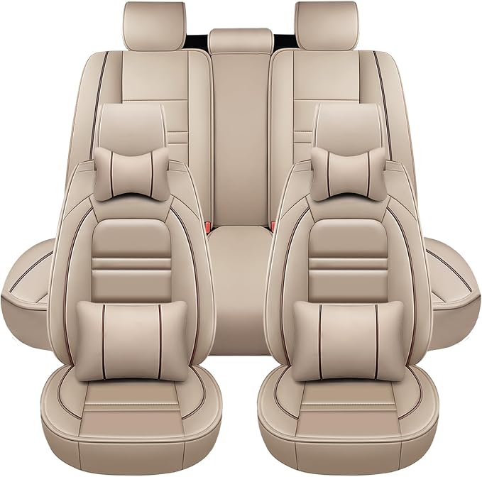 Car Seat Covers for Chevy Blazer 2019-2025 | 5-Seats Seat Covers, Waterproof by PACKMACH