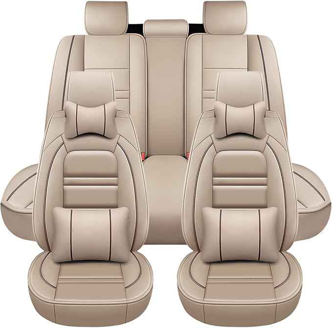 Car Seat Covers for gmc Acadia 2016-2025 | 5-Seats Seat Covers, Waterproof Seat by PACKMACH