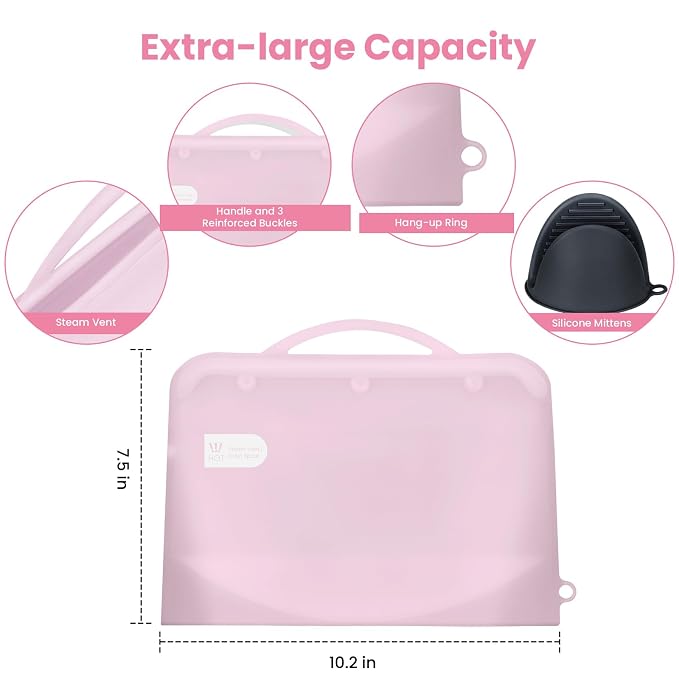 Silicone Microwave Steam Sterilizer Bag - Image 3