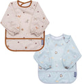BIBaDO Mess Proof Baby Bib, 2 Pack Long Sleeve Bib, 6 month by BIBaDO