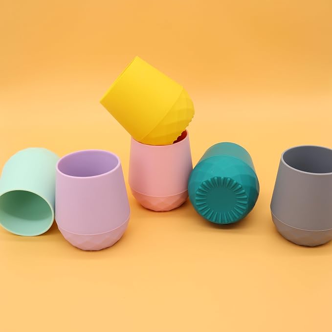2 Pack Tiny Cup for 4+ Months | Silicone Baby Cups 6-12 Months, Infant Training - Image 8