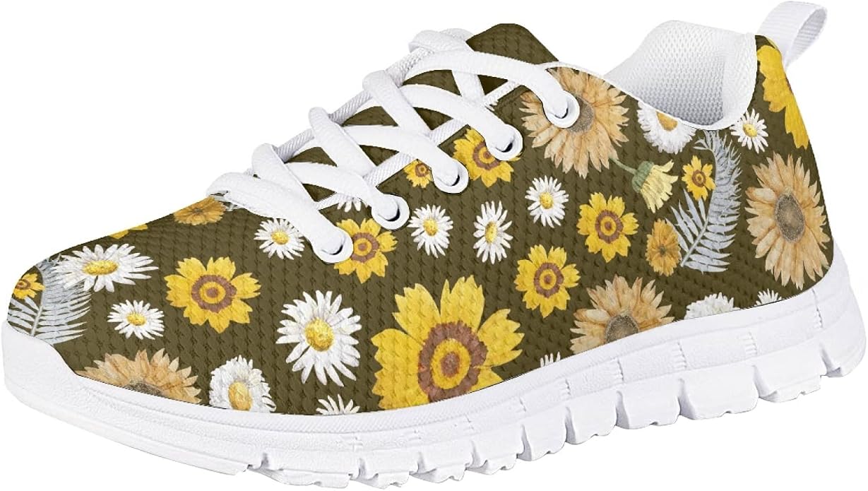 MARSVOVO First Shoes for Walking Boy Girl Athletic Lightweight Flexible Lace-up - Image 3